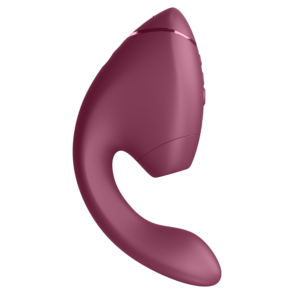 womanizer next duo dubbelstimulator klitorisstimulator g punkt vibrator 3d pleasure air teknologi tyst kraftfull vattentät uppladdningsbar silikon kroppssäker njutning sexleksak