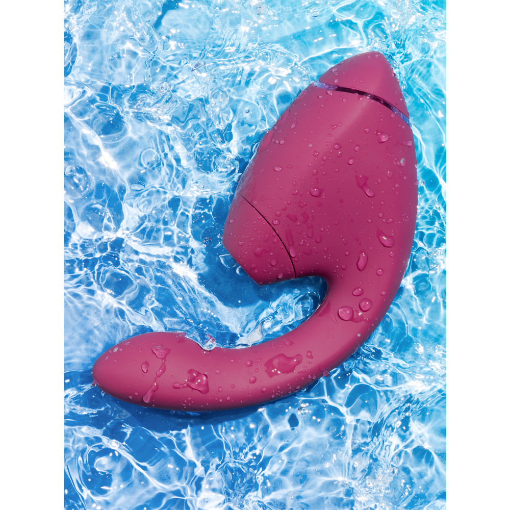 womanizer next duo dubbelstimulator klitorisstimulator g punkt vibrator 3d pleasure air teknologi tyst kraftfull vattentät uppladdningsbar silikon kroppssäker njutning sexleksak